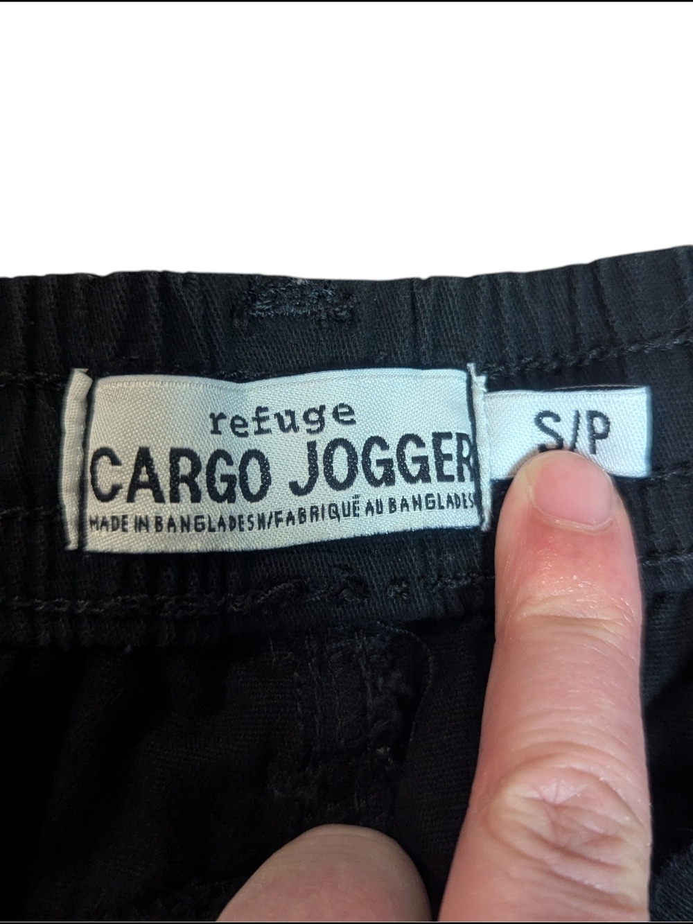 Refuge Black Cargo Jogger Pants - Women's Casual Utility Style Small - Picture 3 of 11